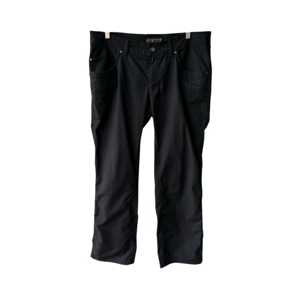 5.11 Tactical Pants Black Ripstop Straight Leg Utility Size 12